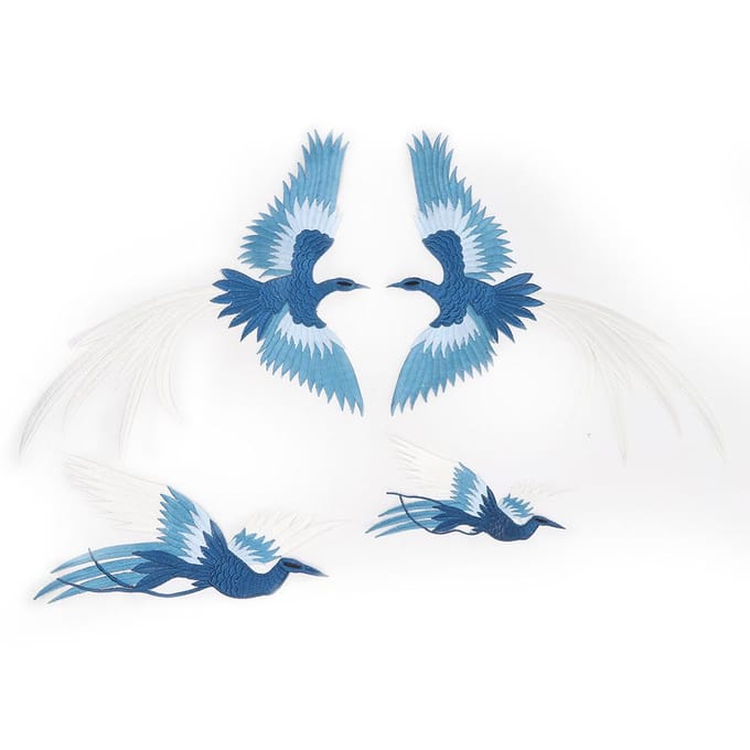 Feniks Vogel Combinatie Geborduurde Patch Stoffen Sticker Appliqué Handwerk Kledingaccessoires gray