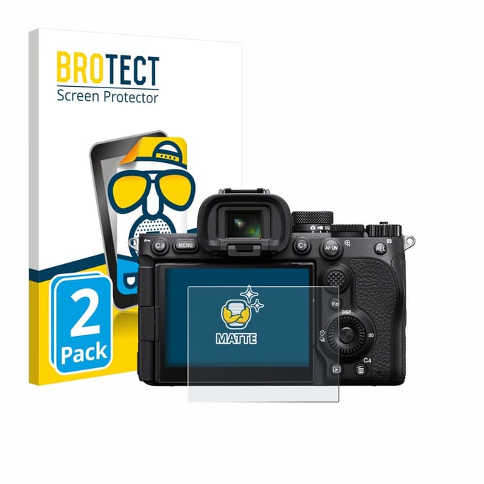 BROTECT - Screenprotector voor Sony Alpha 7 V (ILCE-7M5) - Folie Beschermfolie matte 2 Stuks