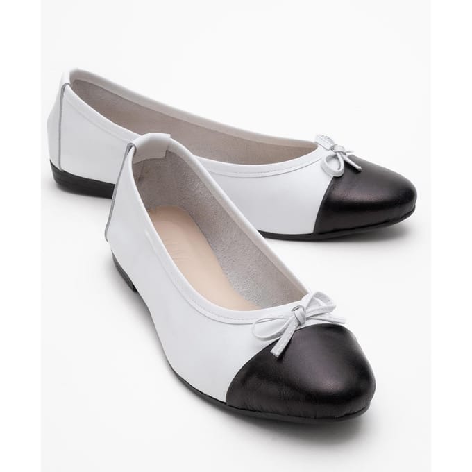 Rayne Cap Teen Leren Ballerina's Dames