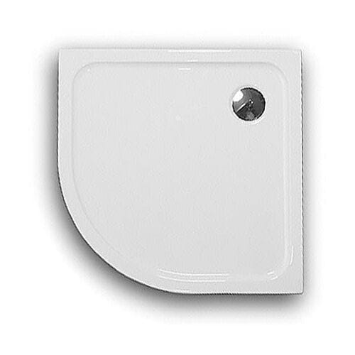 Caribia Floorline corner shower 100x3 radius 55 100 x 100 cm