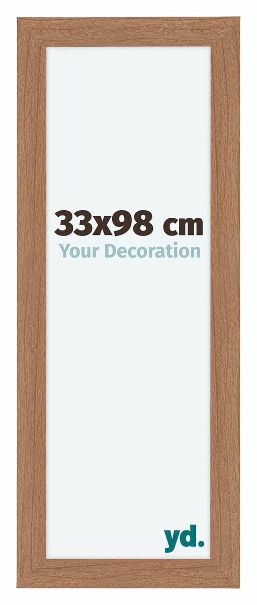 Your Decoration - Fotolijst 33x98 cm - MDF - Notenhout Licht - Como