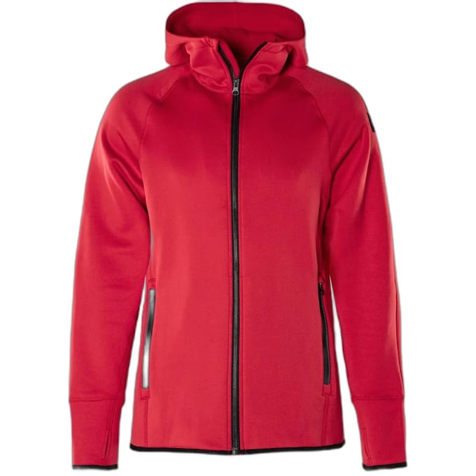 Fristads Calcium Polartec® power stretch hoodie Dames - Rood - M