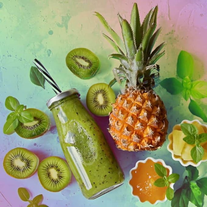 Geurolie - Ananas Kiwi - 50 ml