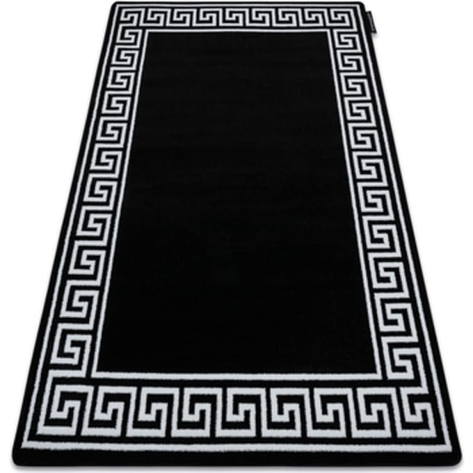 Kleden Rugsx Tapijt HAMPTON Grecos zwart 80x150 cm