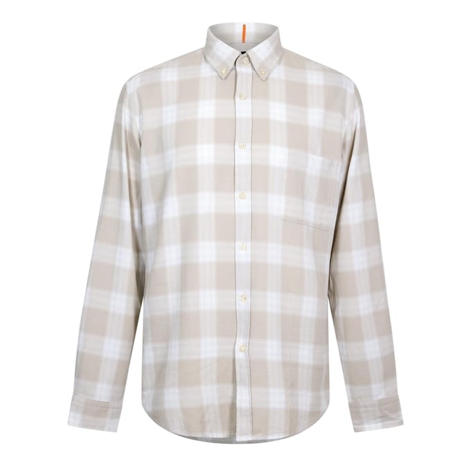Boss Rickert-overhemd voor heren (Licht Beige)