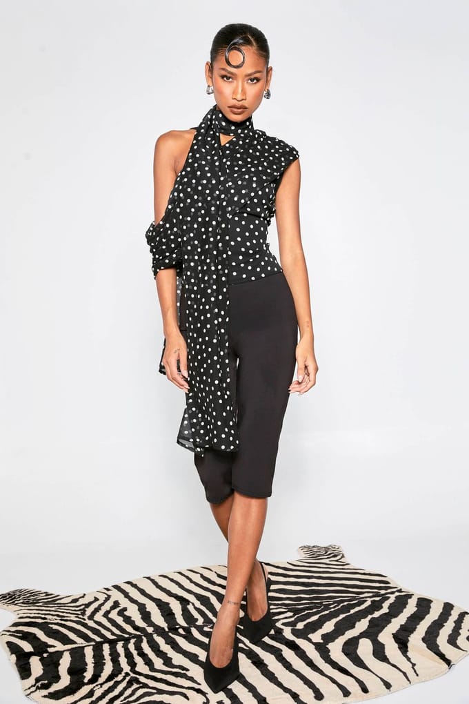 boohoo Dames Yoga Capribroek | Black | Maat: 16