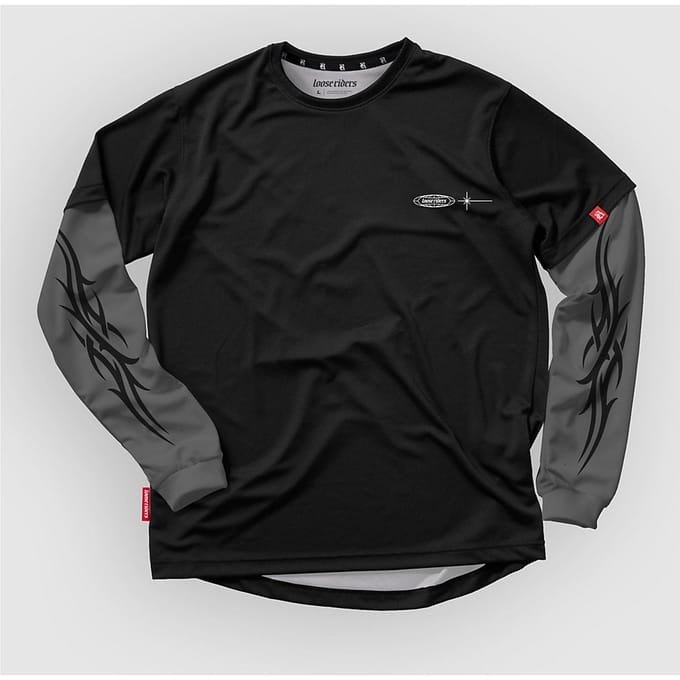 Loose Riders Neo Tribe Long Sleeve Jersey zwart