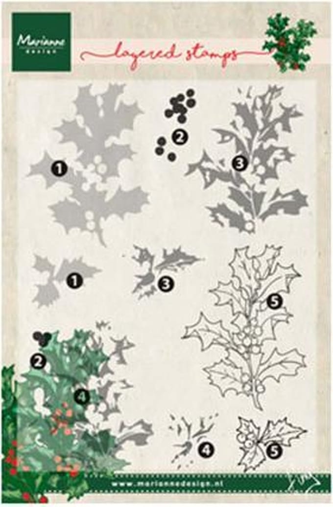 Marianne Design Stempel Layering Tinys hulst TC0862
