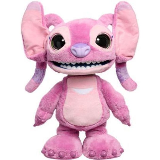 Disney - Ultimate Angel Stitch - Interactieve knuffel - Brabbelt, danst, zingt en beweegt - 45 cm