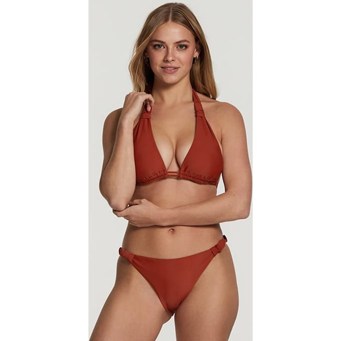 Shiwi Bibi Bikini Set Ochre Brown Taglia: 44 | Bikini Outlet | Donna | Marrone