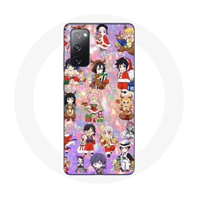 Coque pour Samsung Galaxy S20 FE Demon slayer merry christmas affiche le cadeau de noël