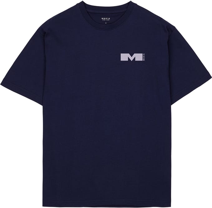 Makia Statement T-shirt Met Korte Mouwen Blauw M Man