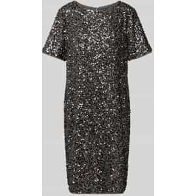 Korte Glinsterende Mousseline Jurk Dames COMMA