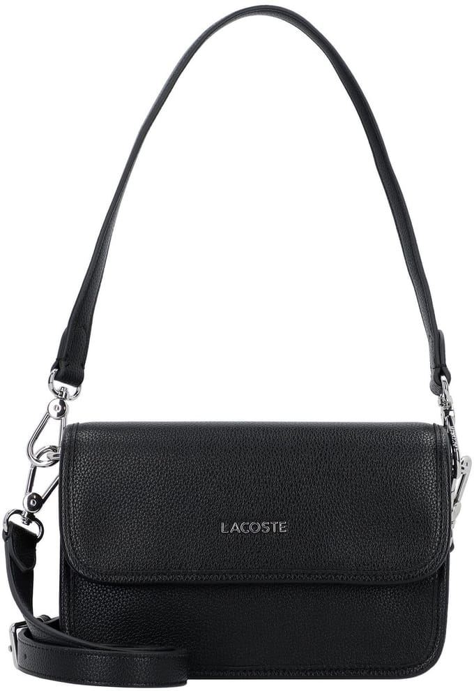 LACOSTE schoudertas Flap Crossover Bag Noir zwart
