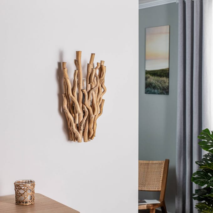 ONLI Wandlamp Agar met houten kap