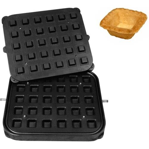 GGM Gastro Platen voor tarteletmachine TMPIC - vorm: 30x vierkant - 41x41mm