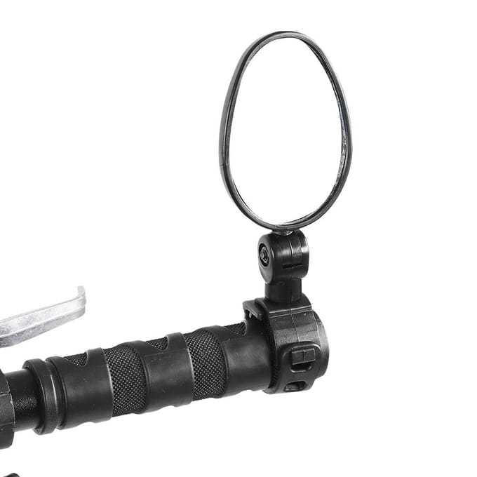 Test du guidon de vélo : rétroviseur arrière rotatif à 360° pour VTT et vélo de route black
