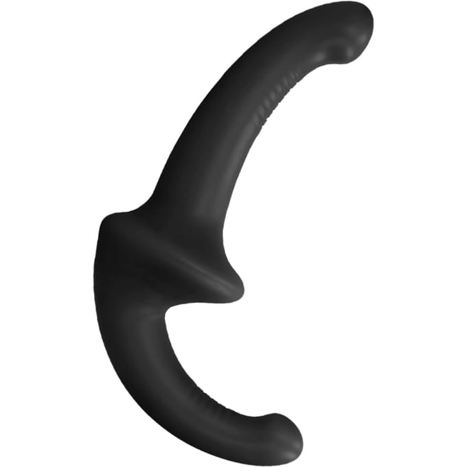 Ouch! - Silicone Strapless Strapon - Black