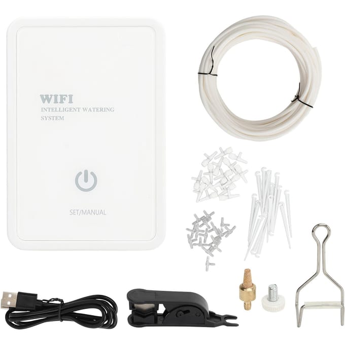 WiFi Automatisch Besproeiingssysteem 5V 1A 2,4 GHz WIFI Binnen Besproeiingssysteem voor Bloemen Kas white