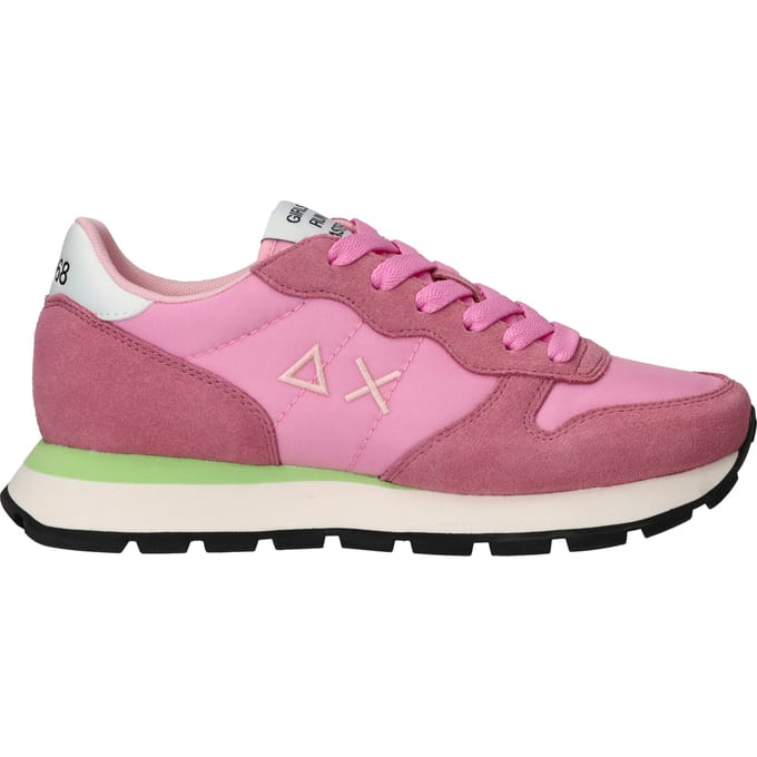 Sun68 Ally Solid Nylon Sneakers - Dames - Roze - Maat 39