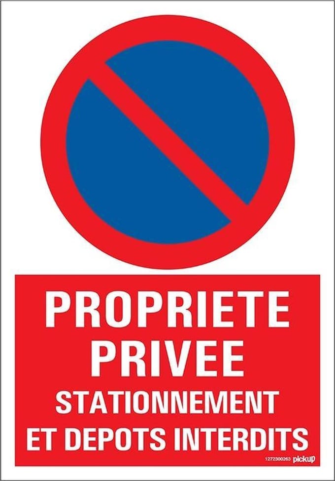 Pickup bord panneau 23x33 cm Combi - Propriete Prive