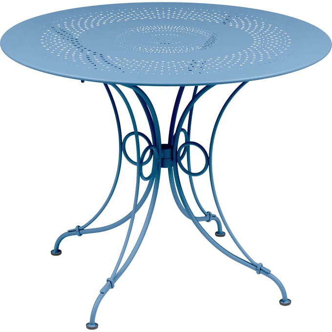 Fermob 1900 tafel - E1 Maya blauw - Ø 96