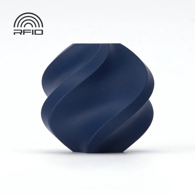 Bambu Lab - PLA Matte 1.75mm Filament – 1kg – donkerblauw (dark blue) - zonder spoel