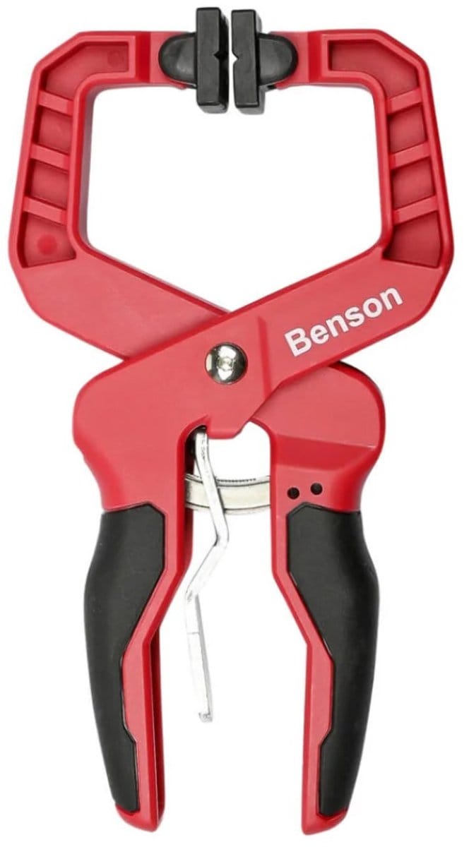 Benson Zeilklem met ratel - 45 mm opening - 100 mm lengte - Sterke grip