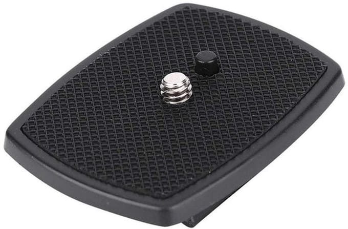 Quick Release Plate 35x35mm - Camera Montage - 1/4 Schroef - Geschikt voor Yunteng - ABS Plastic - Optimale Prestaties - Cameraplaat