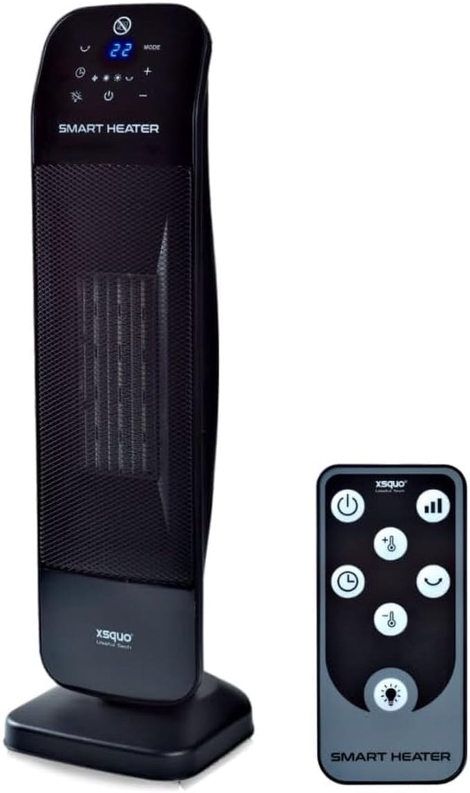 Keramische Ventilator - Kachel - Ruimte Verwarmen - Met Afstandsbediening - 2000 Watt - Wit