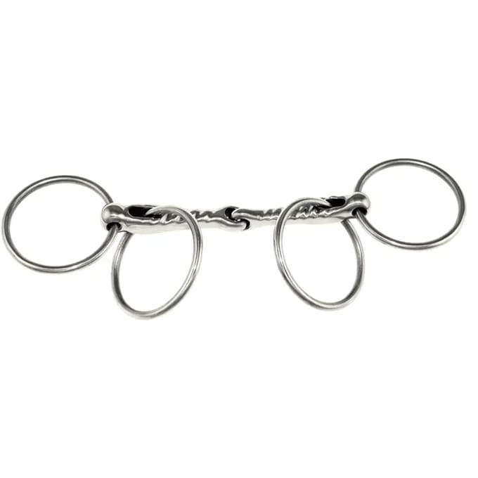 Mors 2 ringen voor paard stevig rond Umbria Equitazione