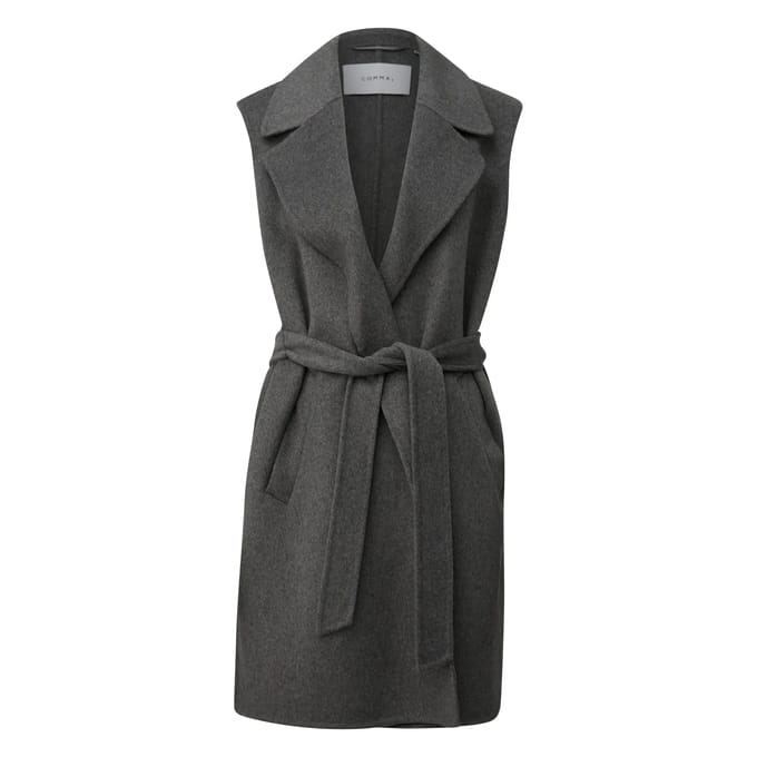 Mouwloos Vest met Revers Dames COMMA