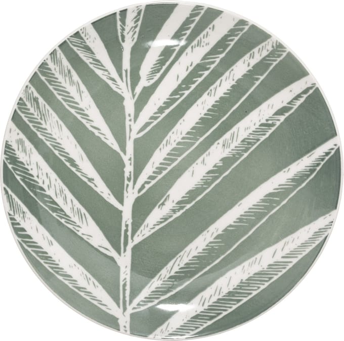 Secret de Gourmet diner bord - 6 Stuks - Dia 19 cm - Groen