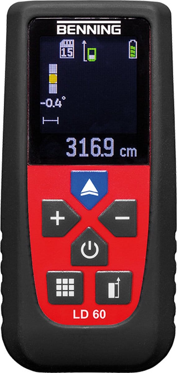 Benning LD 60 laserafstandsmeter 0,05 - 60 meter (050501)