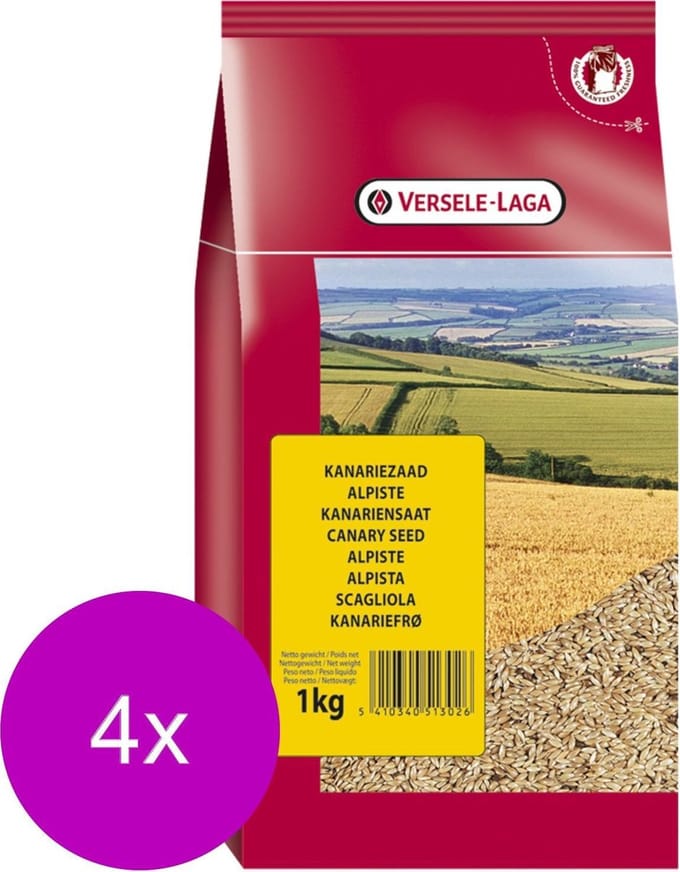 Versele-Laga Kanarie Witzaad - Vogelvoer - 4 x 1 kg