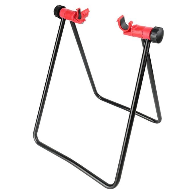 Opvouwbare Parkeerstandaard U-vormig Aluminiumlegering PVC Sterke Draagkracht Vloer Verticale Beugel Reparatiestandaard black