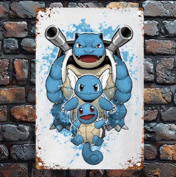 Pokémon Blastoise schilderij