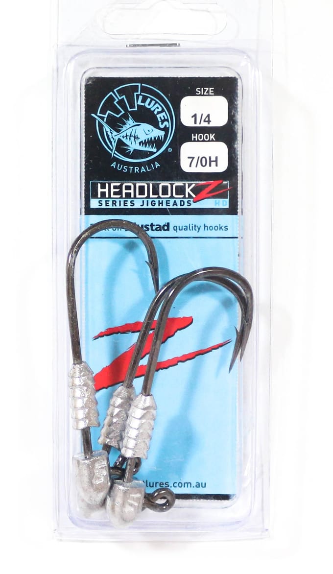 Tackle Tactics TT Headlockz HD jigkop 1/4 oz 7/0 3/verpakking (3443)