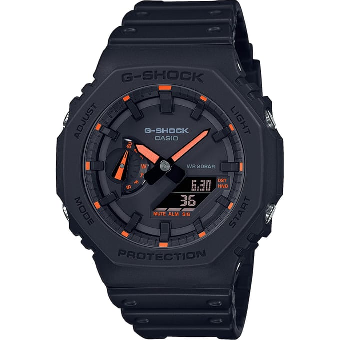 G-Shock Classic Style GA-2100-1A4ER Neon Accent Horloge