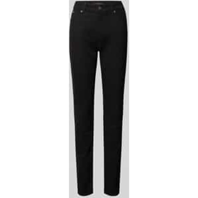 Skinny fit jeans met labeldetail