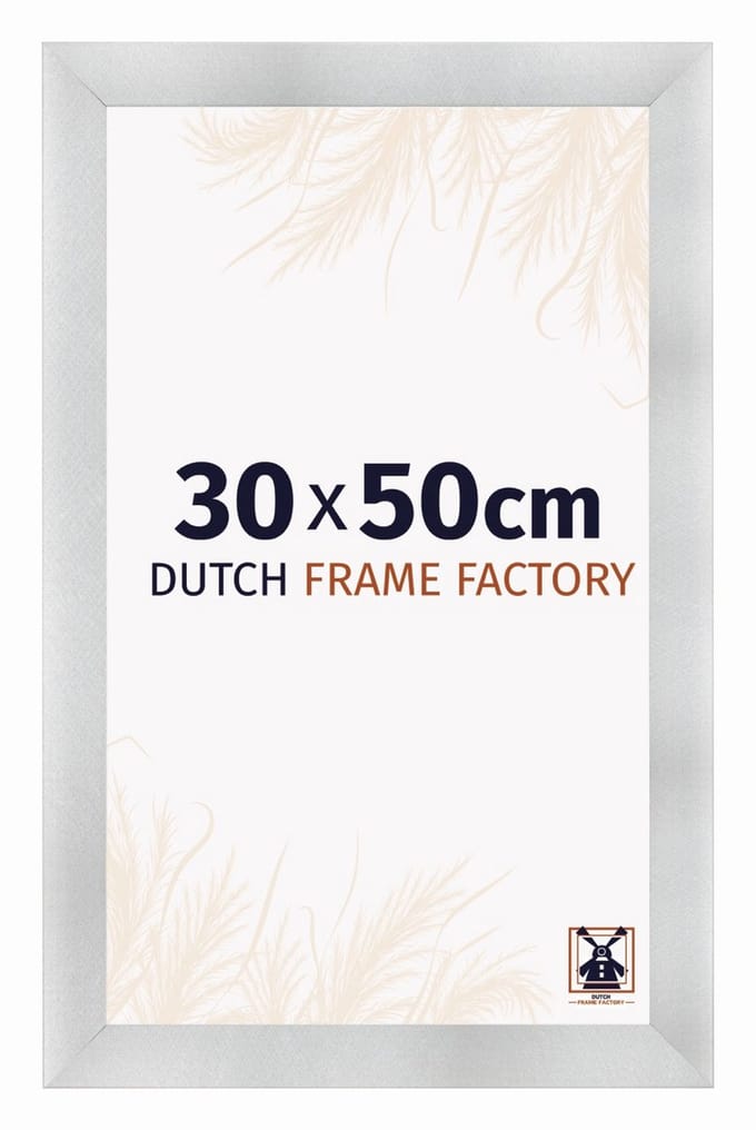 Fotolijst 30x50 cm - MDF - Aluminium Geborsteld - Praag