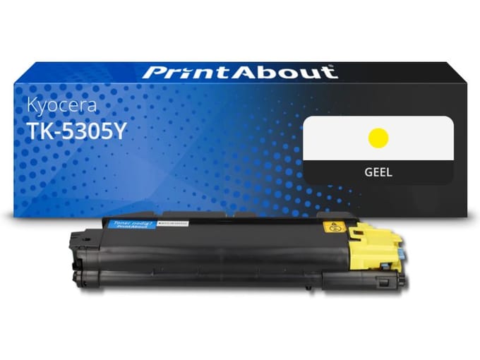 PrintAbout huismerk Toner TK-5305Y Geel Geschikt voor Kyocera