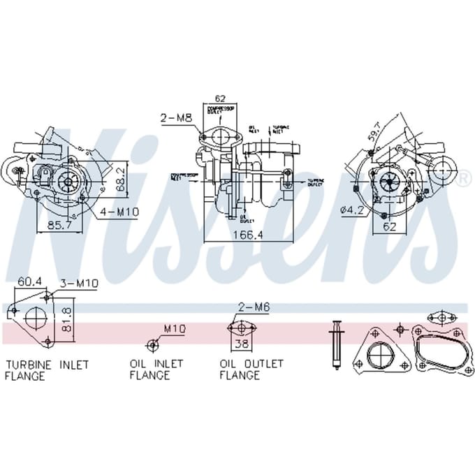 Supercharger, drukvulling NISSENS 93732