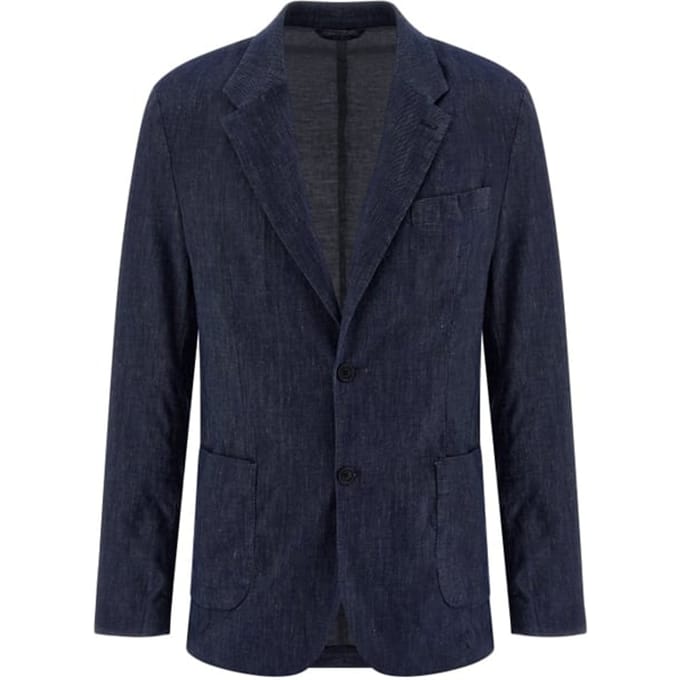 GUESS Marciano By  Gary Patch Pkts Blue Denim Blazer Effect Größe: 42 | Blazer Outlet | Herren | Blau
