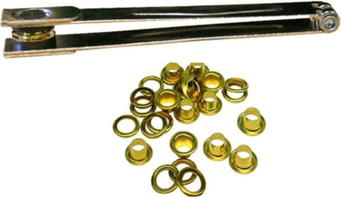 Skandia zeilringenset 10 mm 12 stuks inclusief tang