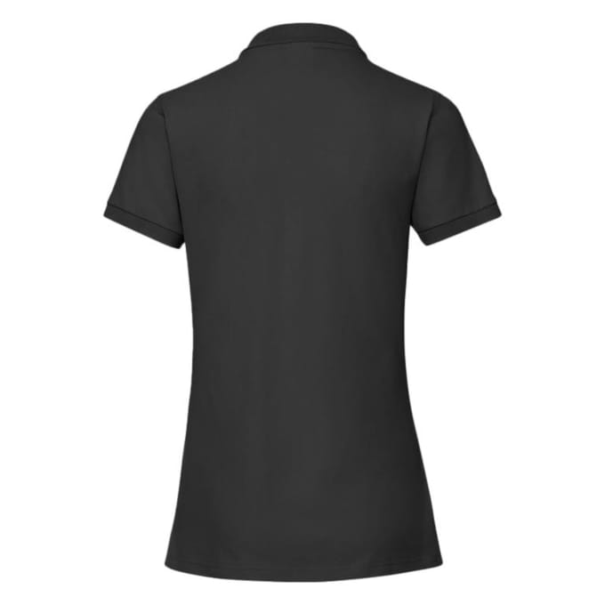 Russell Dames/dames Stretch Short Sleeve Polo Shirt (Zwart)