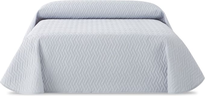 Waterproof bedsprei - Kinderledikant - urine bestendig - Spreimaat 70/140cm - Lichtgrijs