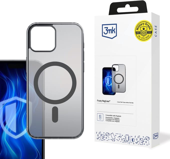 Apple Iphone 15 Plus - 3Mk Frosty Magcase Zwart