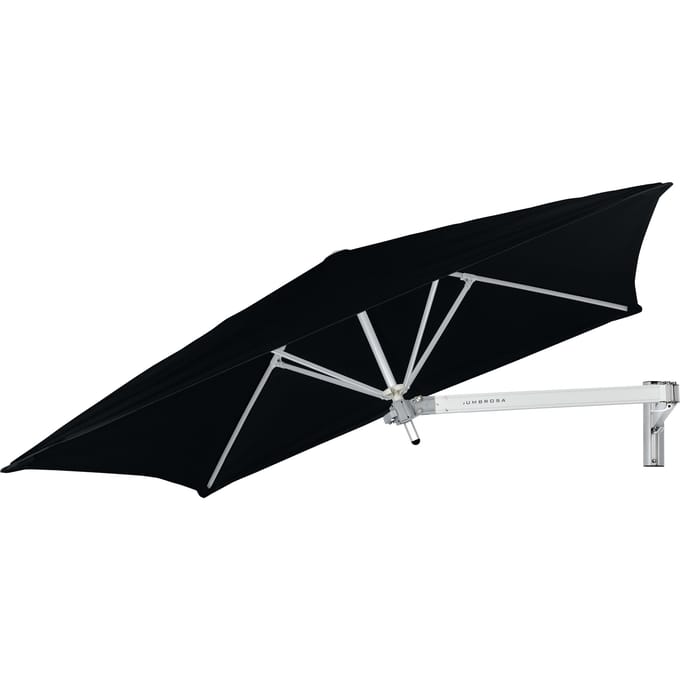 Umbrosa Paraflex NEO Wandparasol vierkant - black - 190 cm