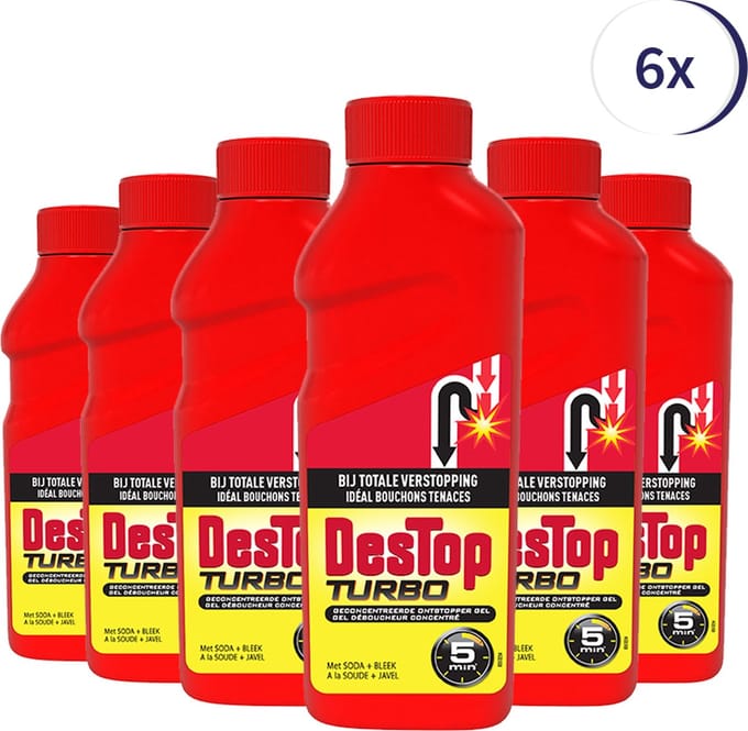 Destop Turbo Ontstopper 1L x6